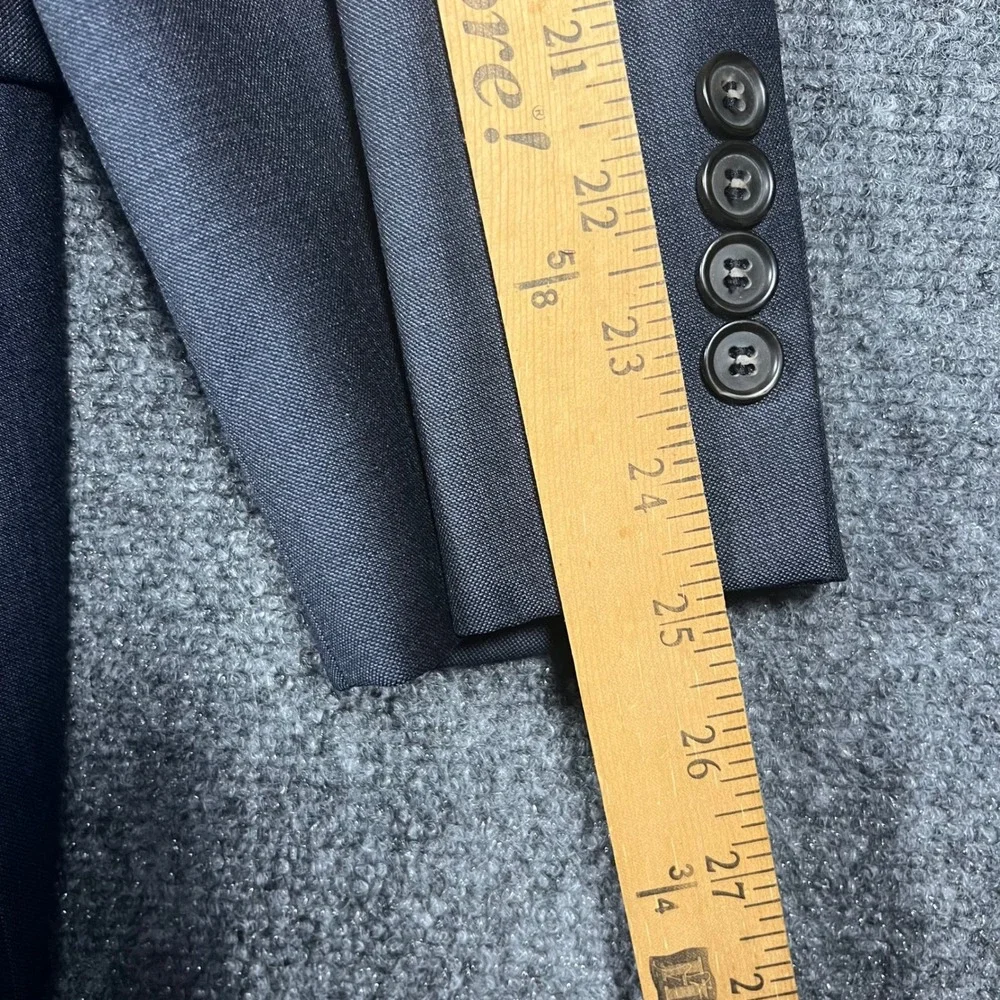 Brooks Brothers 1818 Madison Blazer Mens 44R Navy‎ Blue Vitale Barberis Canonico